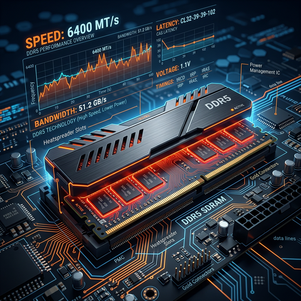 Bộ nhớ RAM DDR5: Kiến trúc, hiệu năng và ảnh hưởng đến hệ thống máy tính