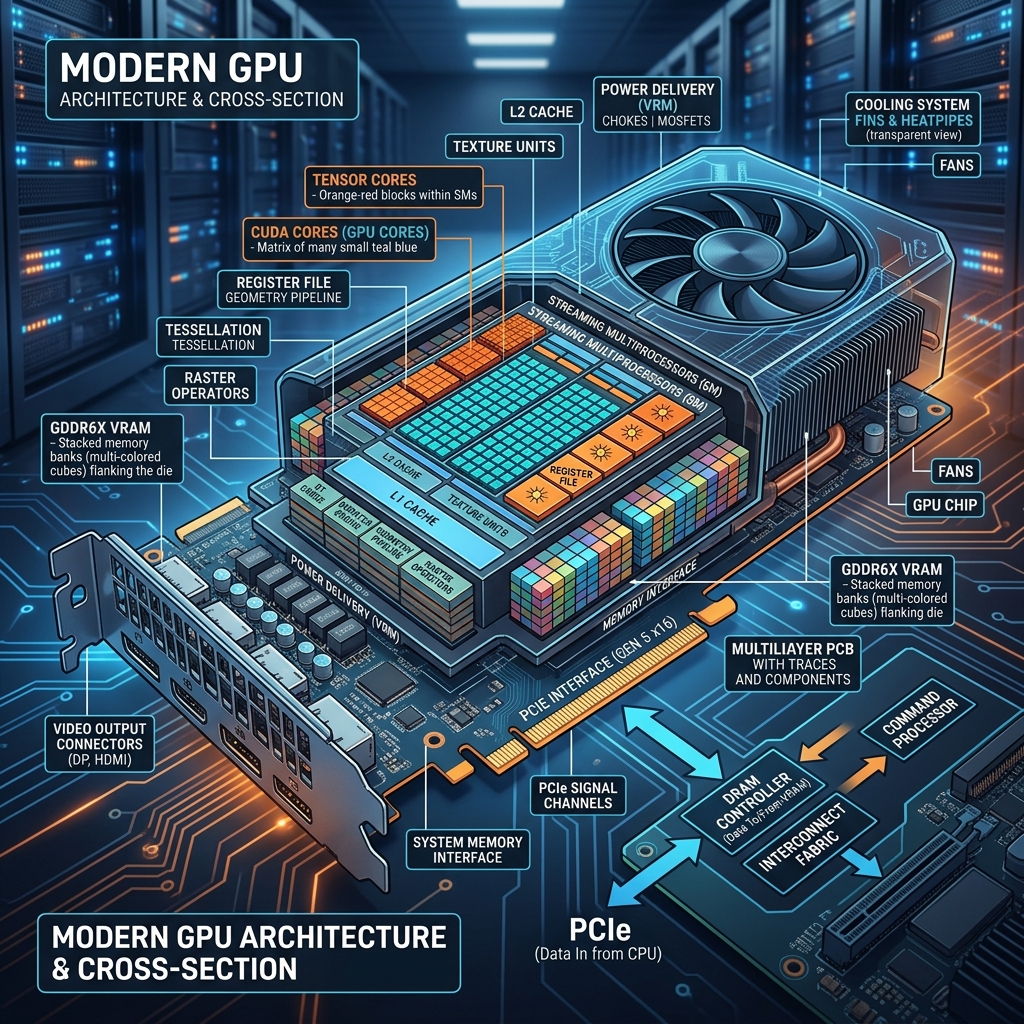 GPU là gì? Kiến trúc và nguyên lý hoạt động của bộ xử lý đồ họa