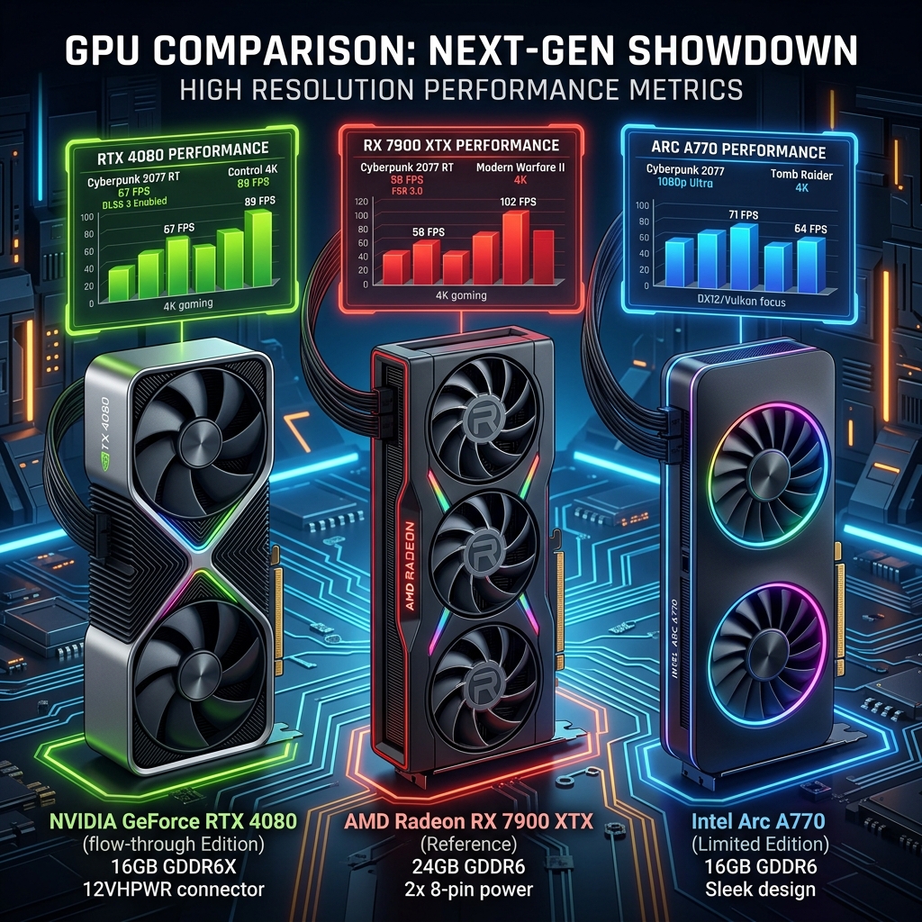 So sánh các dòng GPU NVIDIA, AMD, Intel: Lựa chọn nào phù hợp cho bạn?